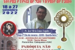 Padre Silvio celebra no quinto dia 