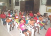 Santa Missa celebrando o quinto aniversário do Grupo de Oração Ágape (16/03/16) | <strong>Crédito: </strong>Leniéverson / Pascom