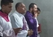 Missa seguida de Via-Sacra na comunidade São Jorge, 10/03/17 | <strong>Crédito: </strong>Mônica Petersen, Capela São Jorge