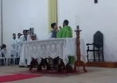 A investidura dos novos cerimoniários e servas do altar aconteceu dia 25/08/19. | <strong>Crédito: </strong>Rosilene Rodrigues, Pascom - 25/08/19