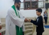 O VIII Encontrão Revolution do Encontro de Adolescentes com Cristo ocorreu em 31/08/19, na igreja matriz da Paróquia São Vicente de Paulo. | <strong>Crédito: </strong>Rosilene Rodrigues, Pascom - 31/08/19