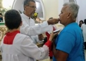 Santa Missa em Goitacazes, dia 13/09/19, com a participação do padre Lenilson e da comunidade de São Vicente de Paulo. | <strong>Crédito: </strong>Rosilene Rodrigues, Pascom - 13/09/19