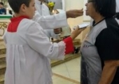 Santa Missa em Goitacazes, dia 13/09/19, com a participação do padre Lenilson e da comunidade de São Vicente de Paulo. | <strong>Crédito: </strong>Rosilene Rodrigues, Pascom - 13/09/19