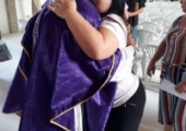 Homenagem dos paroquianos  da matriz pelos 17 anos de ordenação sacerdotal do padre Lenilson, transcorrido no dia anterior (30/11/19) | <strong>Crédito: </strong>Rosimery Rangel, Pascom - 01/12/19