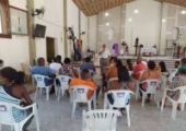 Reunião de orientação a representantes de famílias assistidas | <strong>Crédito: </strong>Pascom, 20/12/2020